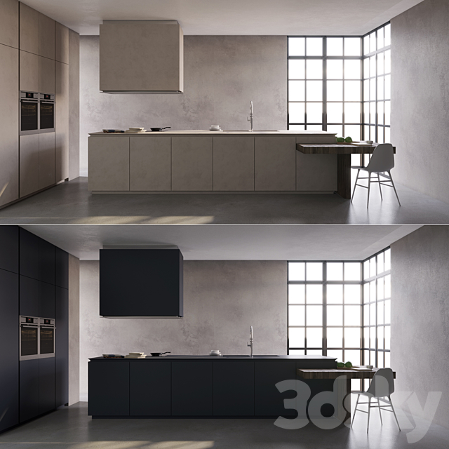 Kitchen Ernestomeda Obliqua 3DSMax File - thumbnail 1