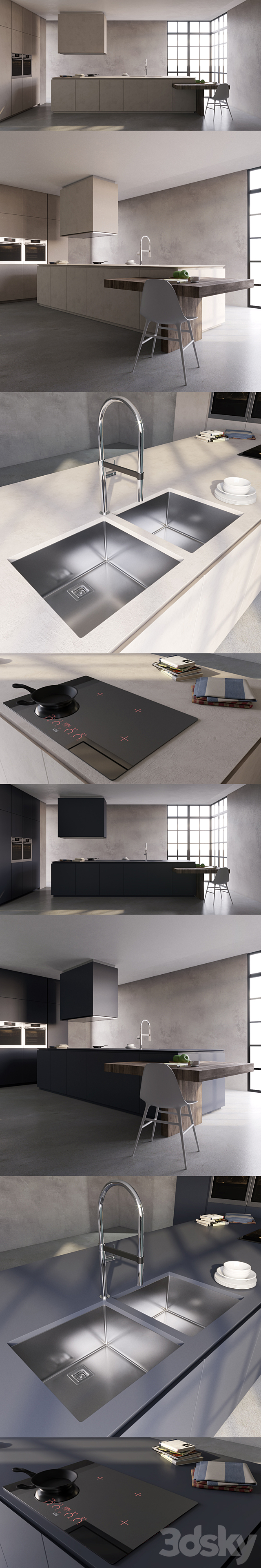 Kitchen Ernestomeda Obliqua 3DSMax File - thumbnail 2