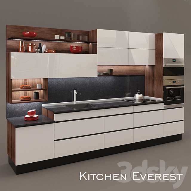 Kitchen Everest 3DSMax File - thumbnail 1