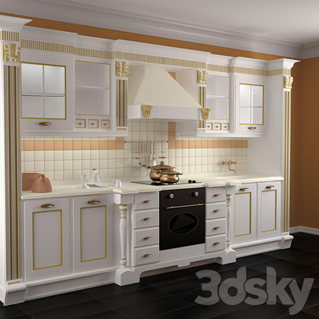 kitchen factory ASTER model Opera 3DSMax File - thumbnail 1