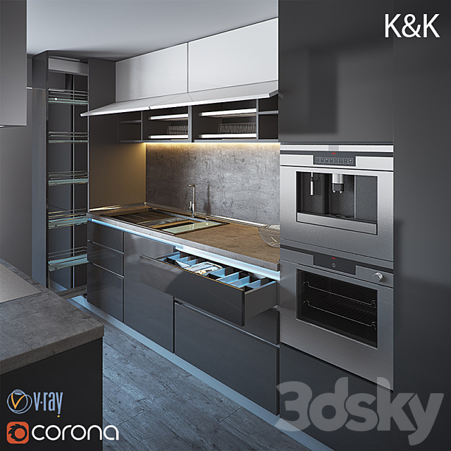 Kitchen Furniture III 3DSMax File - thumbnail 1