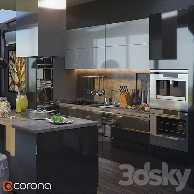 Kitchen Furniture III 3DSMax File - thumbnail 2