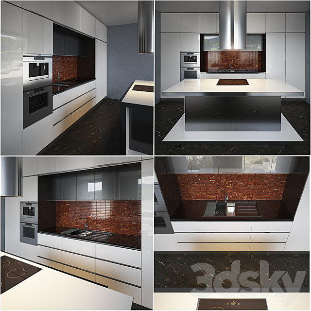 Kitchen Furniture IX 3DSMax File - thumbnail 2