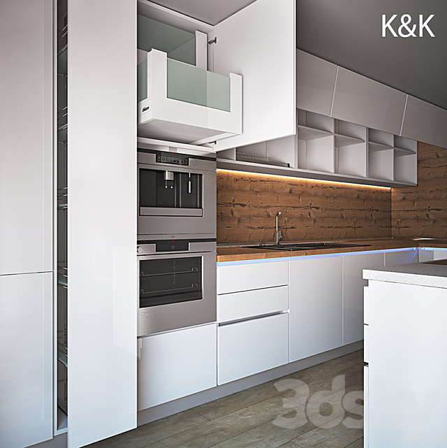 Kitchen Furniture K & K 3DSMax File - thumbnail 1