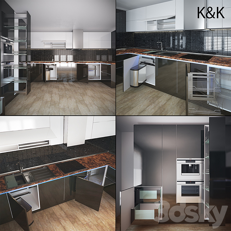 Kitchen Furniture V 3DS Max - thumbnail 1