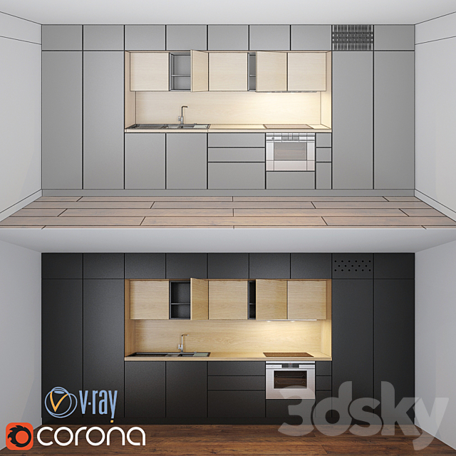 Kitchen Furniture XIII 3DSMax File - thumbnail 1