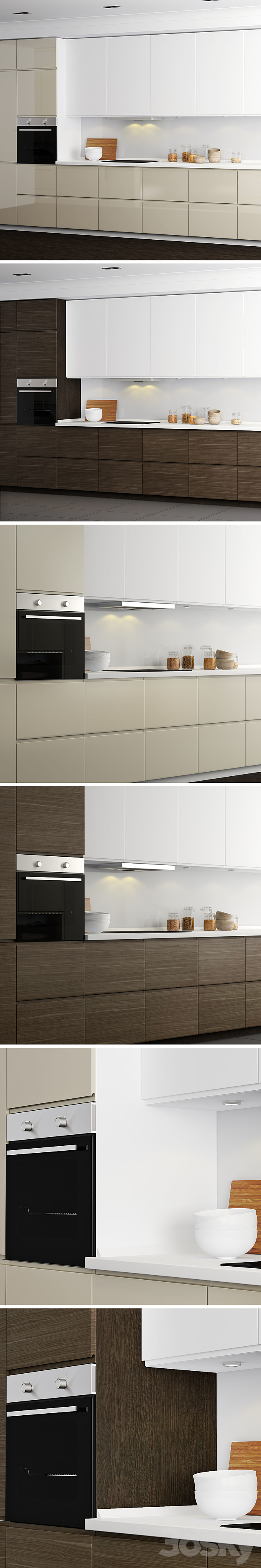 Kitchen IKEA Method _ Vokstorp. 3DSMax File - thumbnail 2