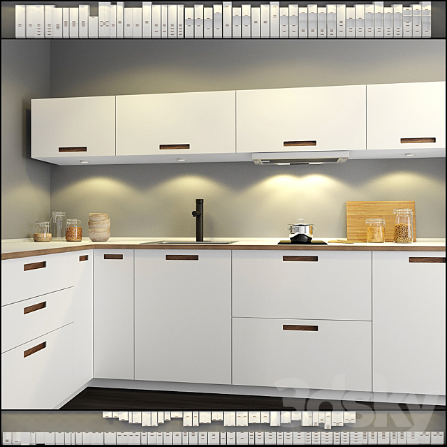 Kitchen IKEA Method-Märsta (Marsta) 3DS Max Model - thumbnail 1