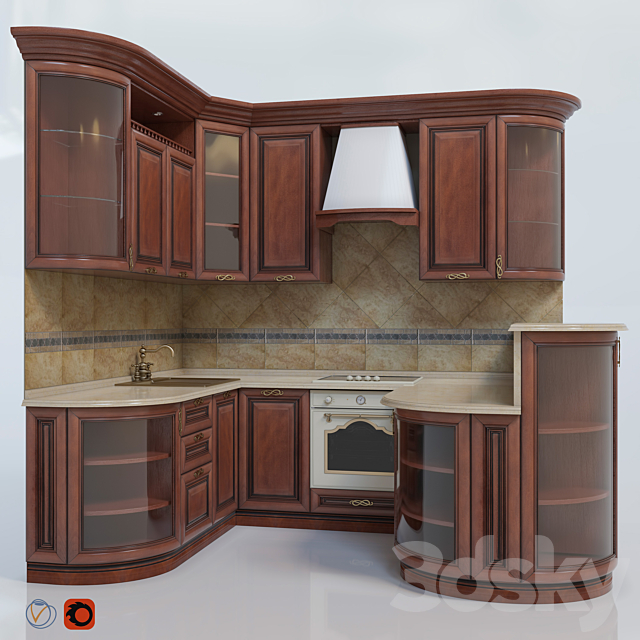 Kitchen Klio 3DSMax File - thumbnail 1