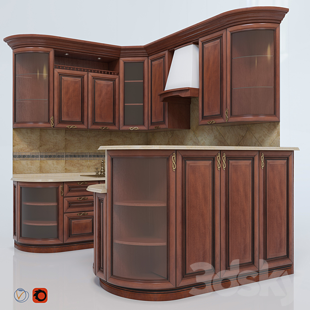 Kitchen Klio 3DSMax File - thumbnail 3