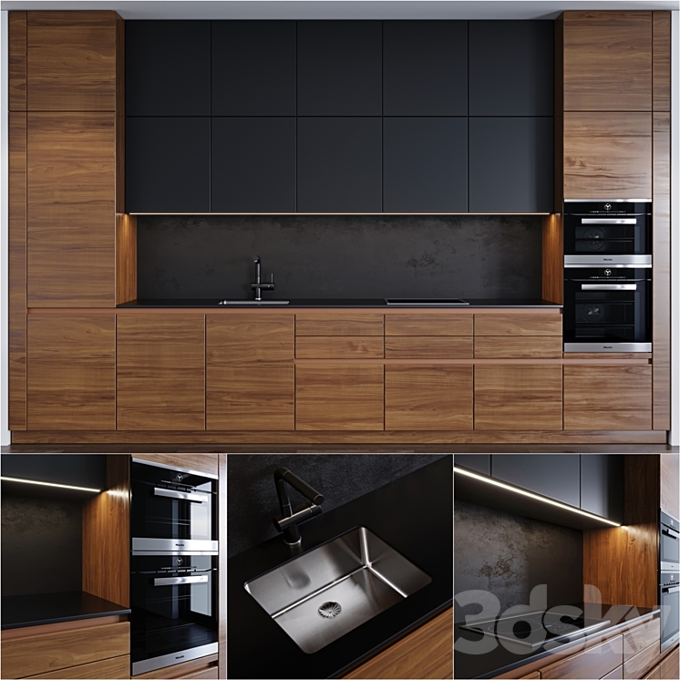 Kitchen LEICHT 3DS Max - thumbnail 1