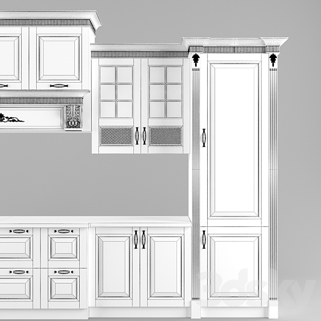 Kitchen Lismaster – Premiera 3DSMax File - thumbnail 3