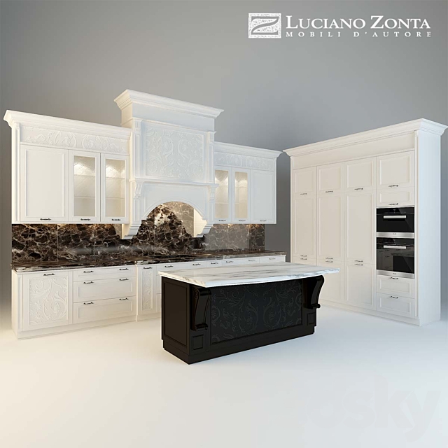 Kitchen Luciano Zonta 3ds Max - thumbnail 1