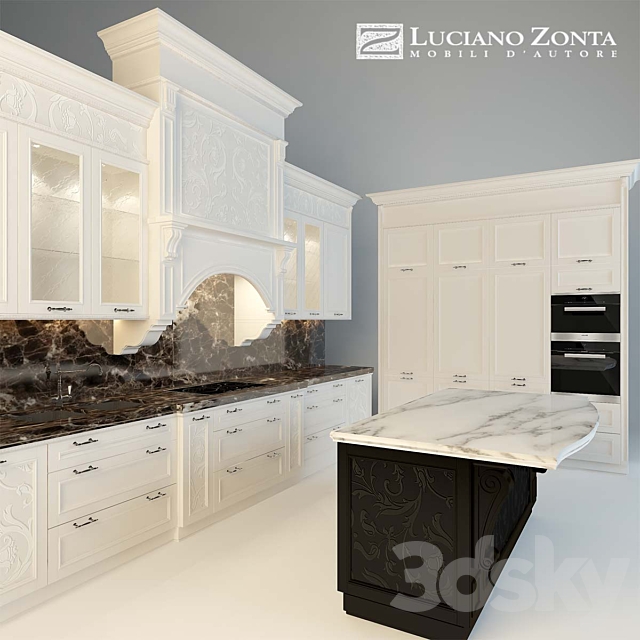 Kitchen Luciano Zonta 3ds Max - thumbnail 2