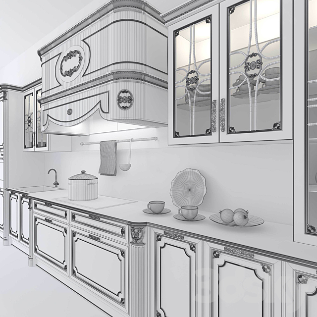 Kitchen Martini mobili 3DSMax File - thumbnail 3