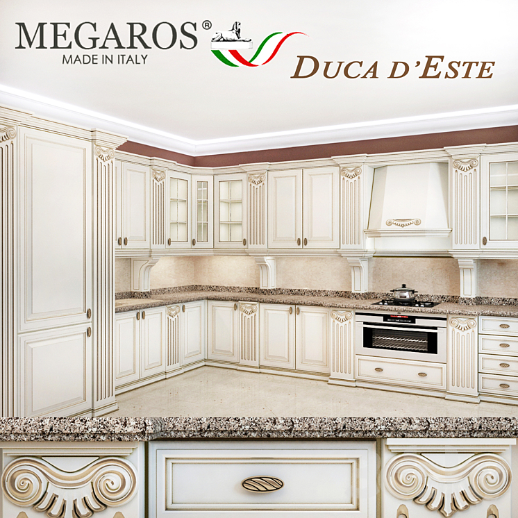 kitchen megaros. Model duca d'este 3DS Max - thumbnail 1