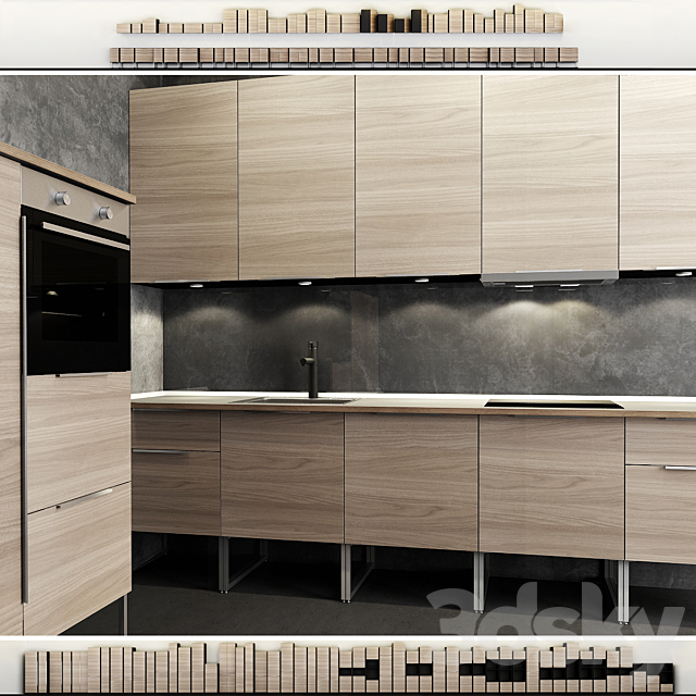 Kitchen  Method-Brokhult (Brokhult) 3DSMax File - thumbnail 1