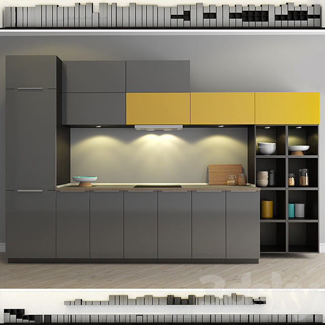 Kitchen Method-Ringult (Ringhult) 3DSMax File - thumbnail 1