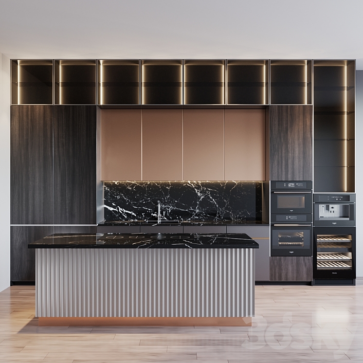 kitchen modern 27 3DS Max - thumbnail 1