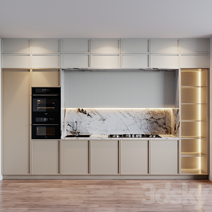 kitchen modern 29 3DS Max - thumbnail 1