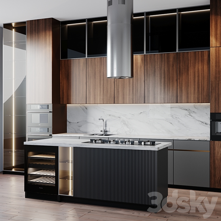 kitchen modern 38 3DS Max - thumbnail 2