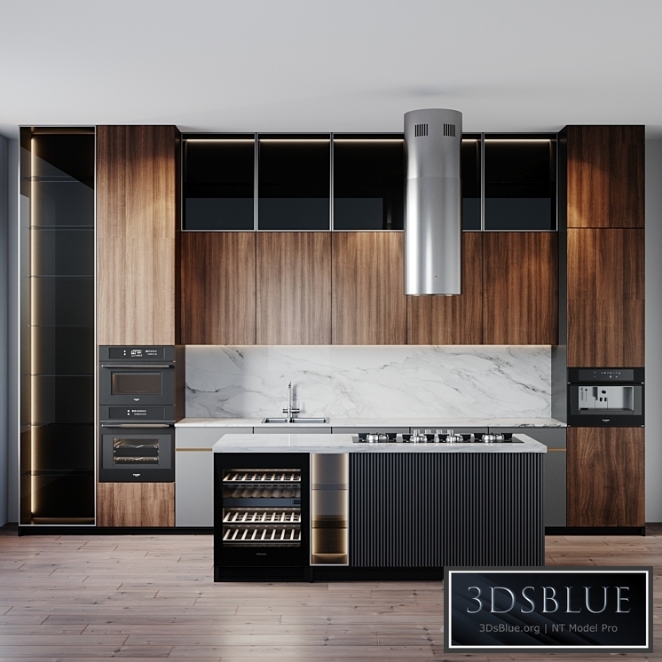 kitchen modern 38 3DS Max - thumbnail 3