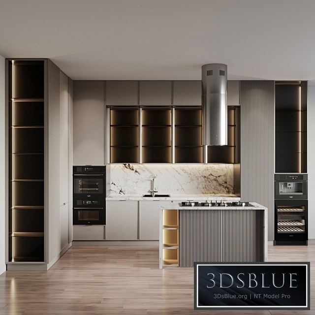 kitchen modern 39 3DS Max - thumbnail 3