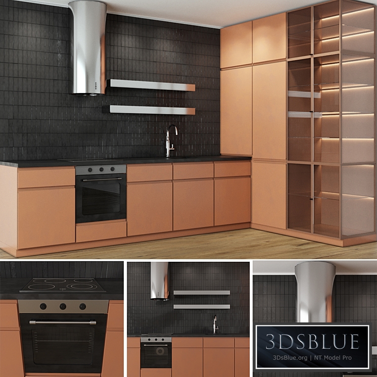 Kitchen modern 3DS Max - thumbnail 3