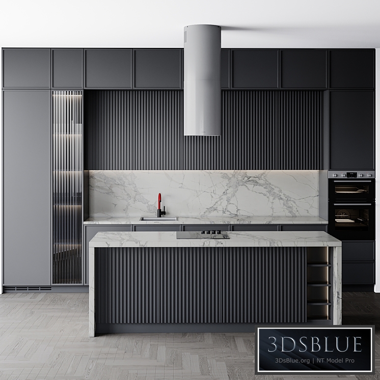 kitchen modern139 3DS Max - thumbnail 3