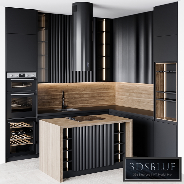 kitchen modern149 3DS Max - thumbnail 3