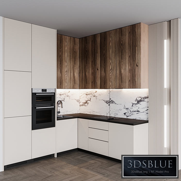 kitchen modern186 3DS Max - thumbnail 3