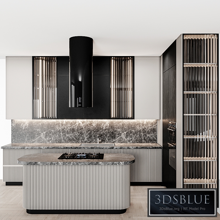 Kitchen Modern82 Italian Design 3DS Max - thumbnail 3