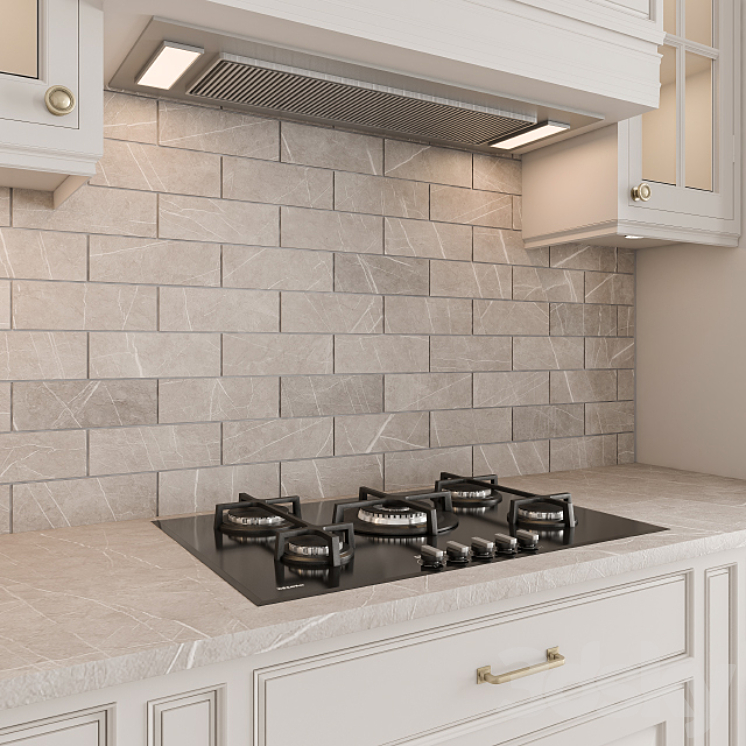 Kitchen Neo Classic Cream – Set 33 3DS Max - thumbnail 2