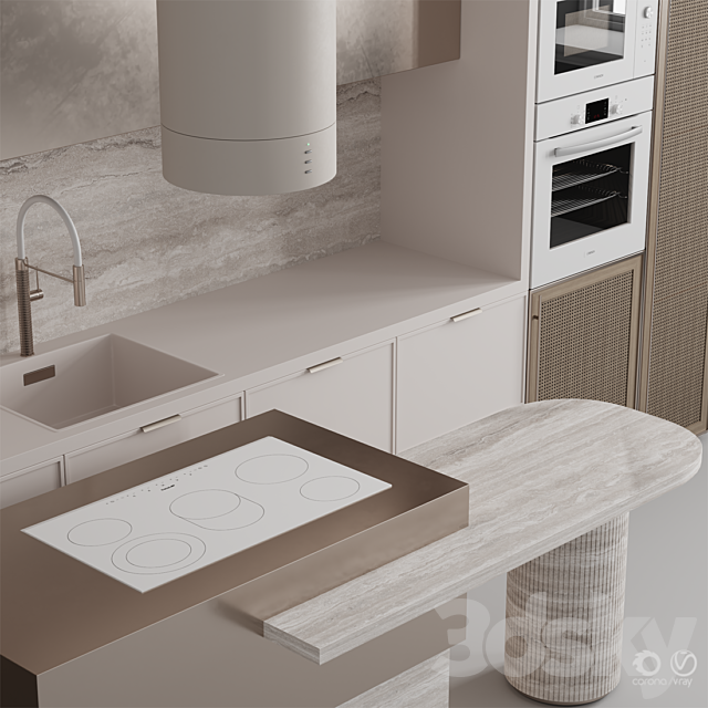 Kitchen No. 107 3DSMax File - thumbnail 3