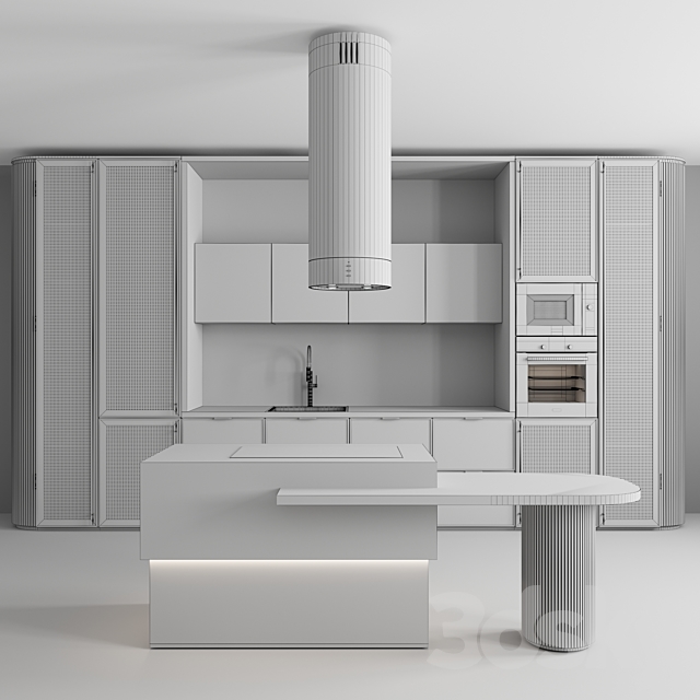 Kitchen No. 107 3DSMax File - thumbnail 5