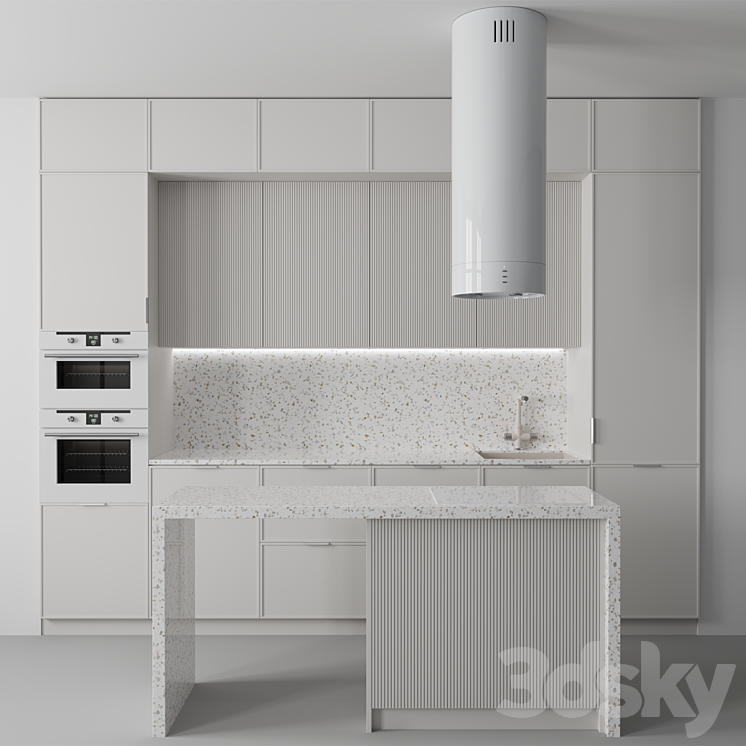 Kitchen No. 12 3DS Max - thumbnail 1