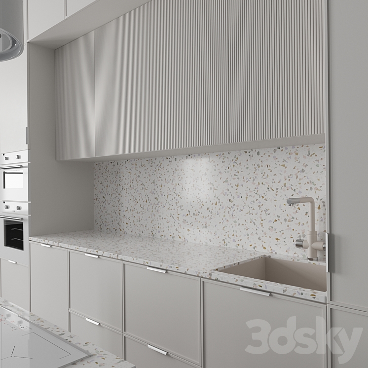 Kitchen No. 12 3DS Max - thumbnail 2