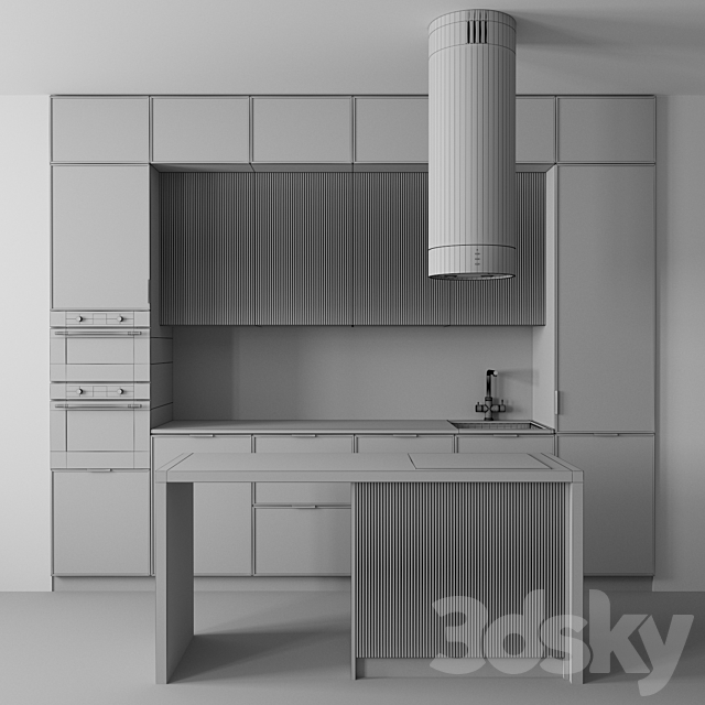 Kitchen No. 12 3DSMax File - thumbnail 4