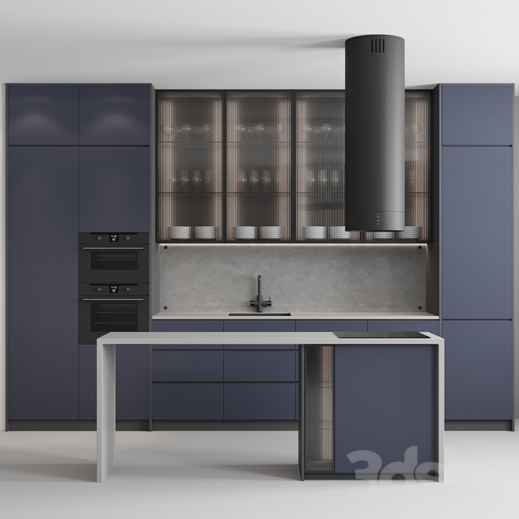 Kitchen No. 16 3DS Max - thumbnail 2