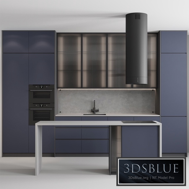 Kitchen No. 16 3DS Max - thumbnail 3