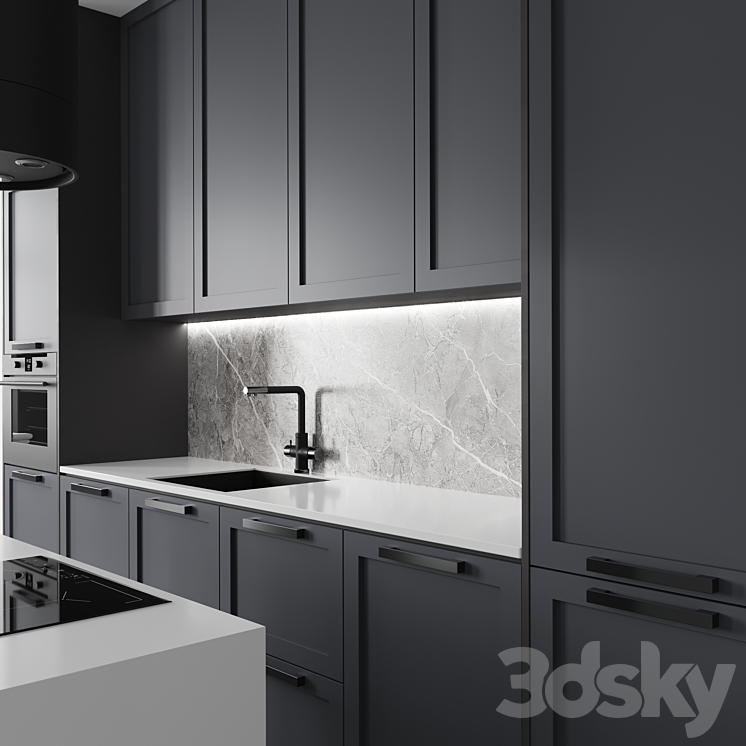 Kitchen No. 20 3DS Max - thumbnail 2