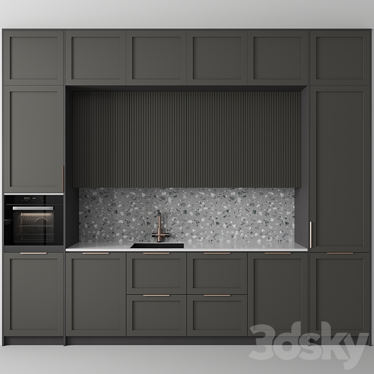 Kitchen No. 25 3DS Max - thumbnail 2