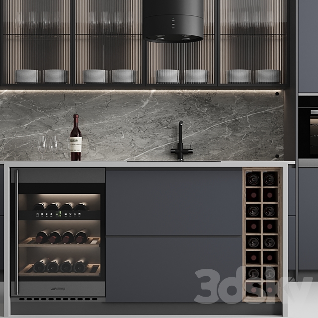 Kitchen No. 28 3DSMax File - thumbnail 4