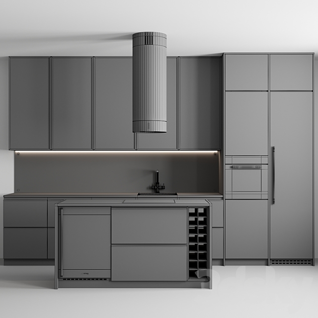 Kitchen No. 28 3DSMax File - thumbnail 5