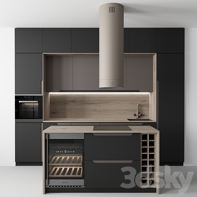 Kitchen No. 32 3DSMax File - thumbnail 1