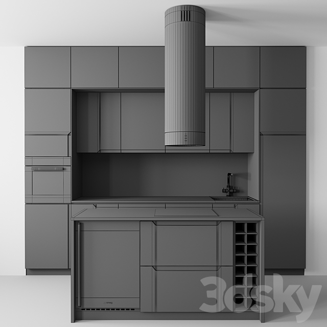 Kitchen No. 32 3DSMax File - thumbnail 4