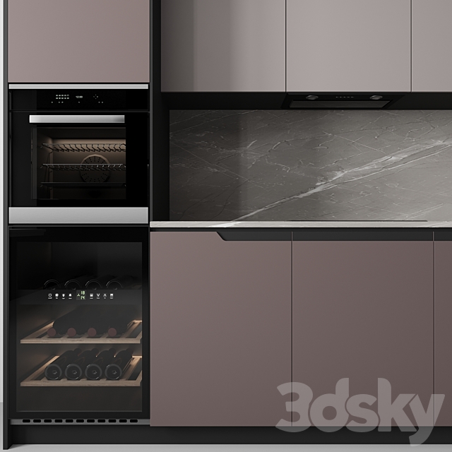 Kitchen No. 35 3DS Max Model - thumbnail 3