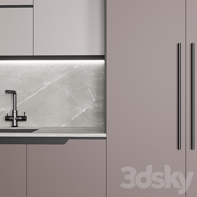 Kitchen No. 35 3DS Max Model - thumbnail 4