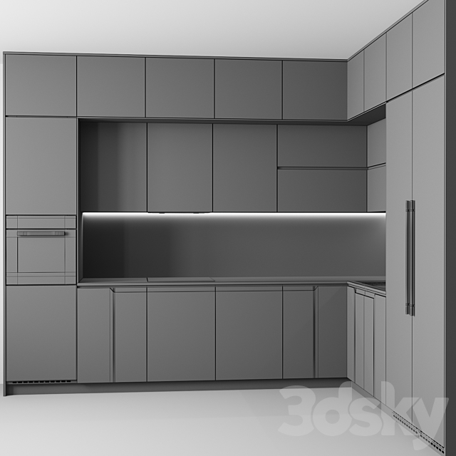 Kitchen No. 35 3DS Max Model - thumbnail 5