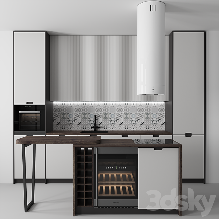 Kitchen No. 36 3DS Max - thumbnail 1